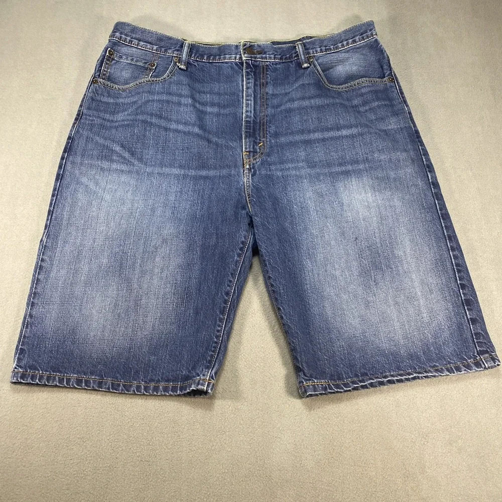 Levis 569 Mens Jean Shorts Size 40 Medium Wash Blue Jorts